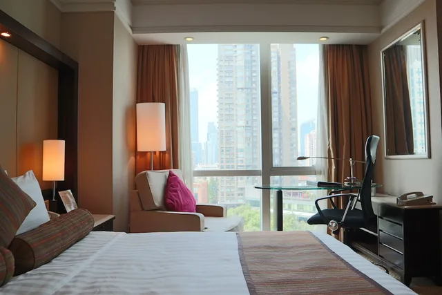 غرفة سوبيريور بسرير كينج، Howard Johnson by Wyndham Huaihai Hotel Shanghai 4/4
