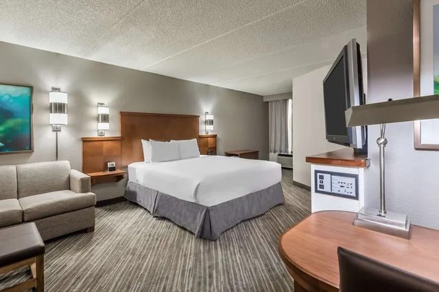 غرفة بسرير كينج لذوي الإعاقة، Hyatt Place Atlanta Duluth Johns Creek 2/3