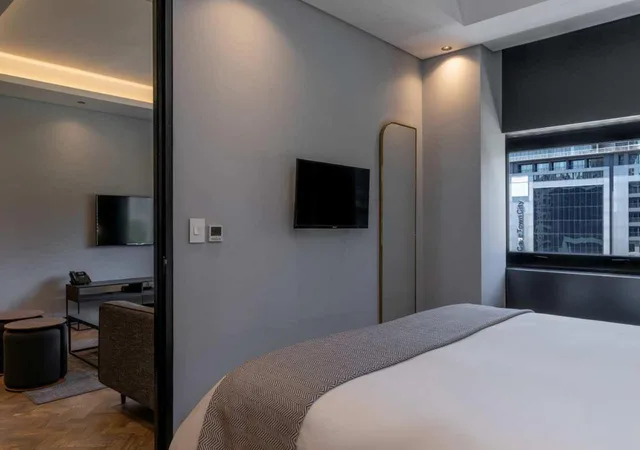 شقة ديلوكس بإطلالة على الجبل بغرفة نوم واحدة، The Onyx Hotel 2/7