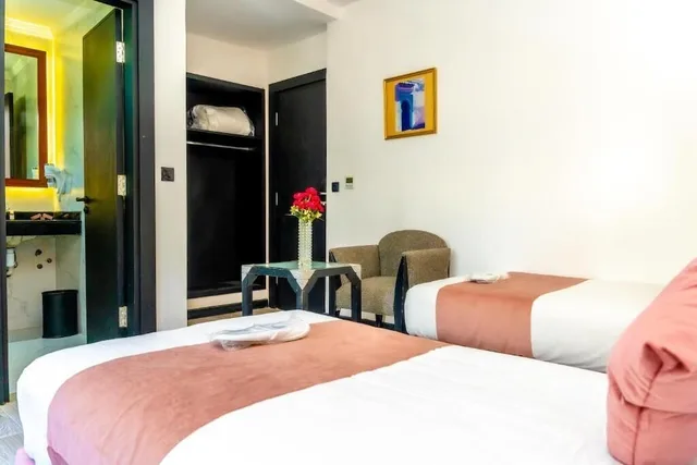 غرفة قياسية بسريرين منفصلين، Hotel Les Ambassadeurs 5/7
