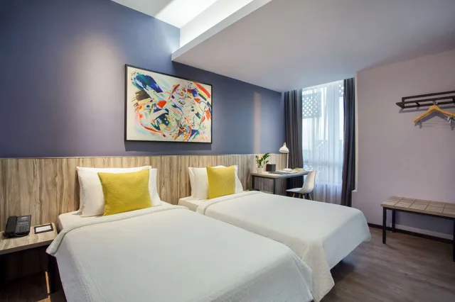 غرفة غراند ديلوكس بسريرين منفصلين، Days Hotel and Suites by Wyndham Fraser Business Park KL 2/7