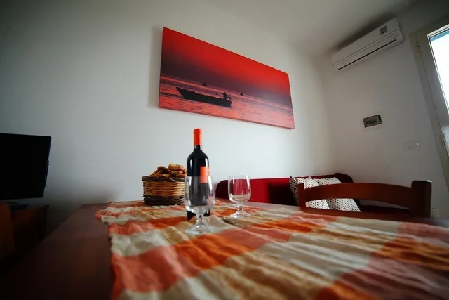 شقة بسرير كوين وسرير فردي بشرفة، Residence Riva Mare Ugento 4/5