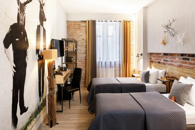 غرفة قياسية بسريرين منفصلين، Art And Garden Residence 2/2