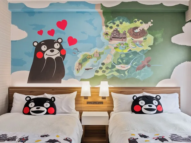 غرفة قياسية بسريرين منفصلين مع أريكة، Mitsui Garden Hotel Kumamoto 3/3