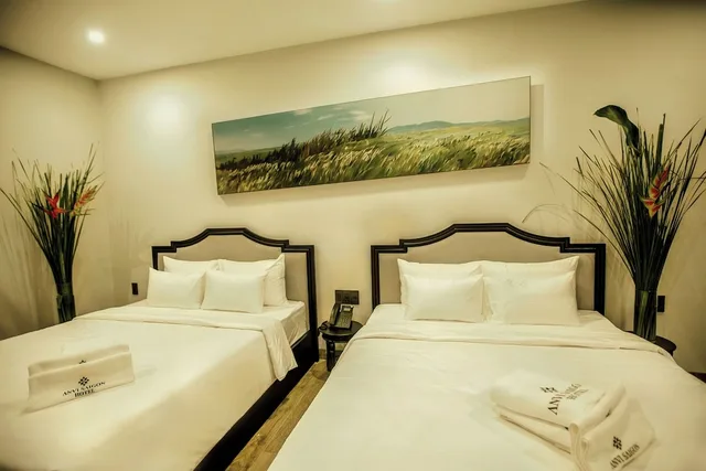 جناح عائلي بسريرين كوين بإطلالة على المدينة، Anvi Saigon Boutique Hotel 2/8