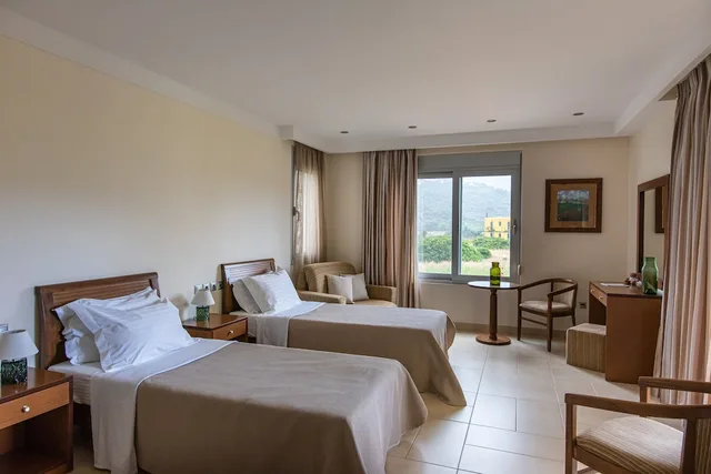 Room, Twin Beds, Mountain View, Sofa, Almiriki Chios Rooms & Apartments 2/6