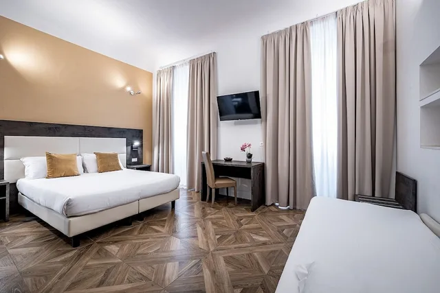غرفة ثلاثية بسرير فردي، B&B De' Biffi 1/8