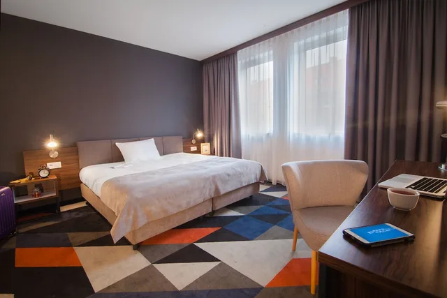 غرفة ديلوكس مفردة بسرير مزدوج، Vulcan Hotel 2/4