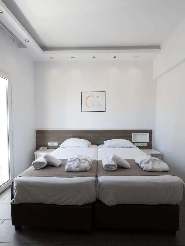 غرفة قياسية بسريرين منفصلين بإطلالة جزئية على البحر، Kahlua Boutique Hotel 3/4