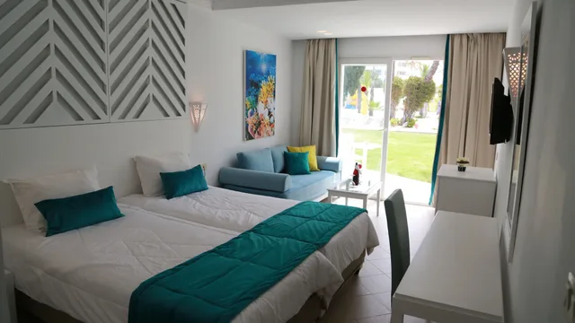 بنغل أساسي بسرير كوين وسرير فردي، Thalassa Sousse Resort and Aquapark 1/1