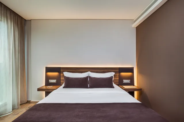 غرفة ديلوكس بسرير مزدوج بإطلالة على المدينة، Ad Imperial Plus Hotel Thessal 3/5