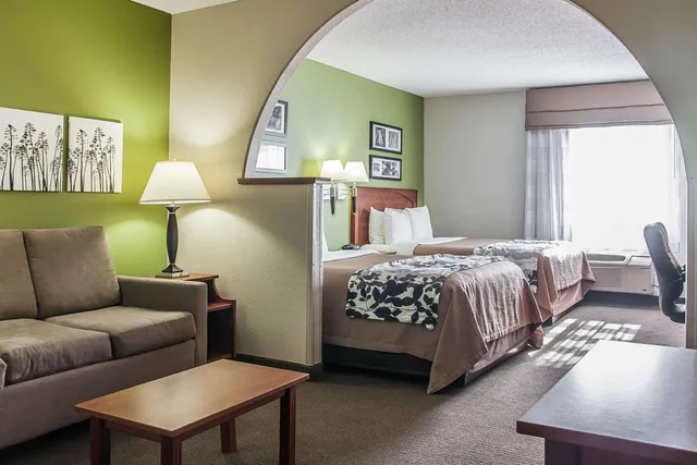 جناح بسريرين كوين، Sleep Inn and Suites Conference Center And Water Park 4/5