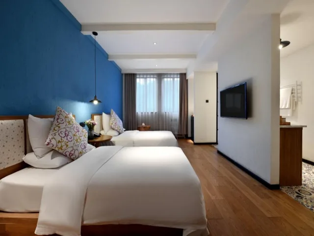 غرفة سوبيريور بسريرين منفصلين، Blossom Hill Inn Suzhou Tongli Lize 2/3