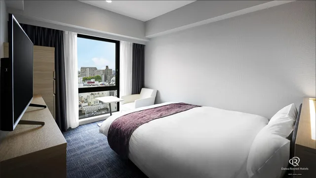 غرفة قياسية بسرير مزدوج، Daiwa Roynet Hotel Kumamoto Ginzadori PREMIER 1/1