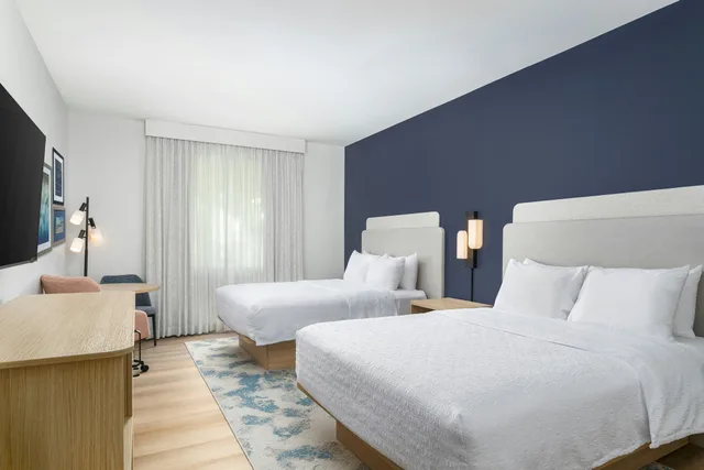 غرفة بسريرين كوين، Hampton Inn New Smyrna Beach 3/7