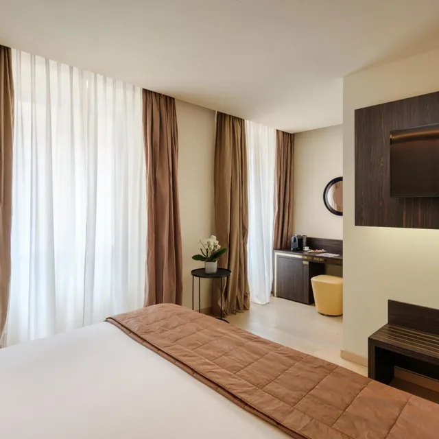غرفة ديلوكس بسرير مزدوج أو سريرين منفصلين، Arcotel Wimberger 6/10