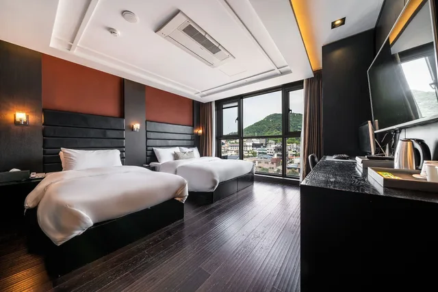 غرفة عائلية بسرير مزدوج وسرير فردي، Brown Dot Hotel Incheon Songdo 8/10