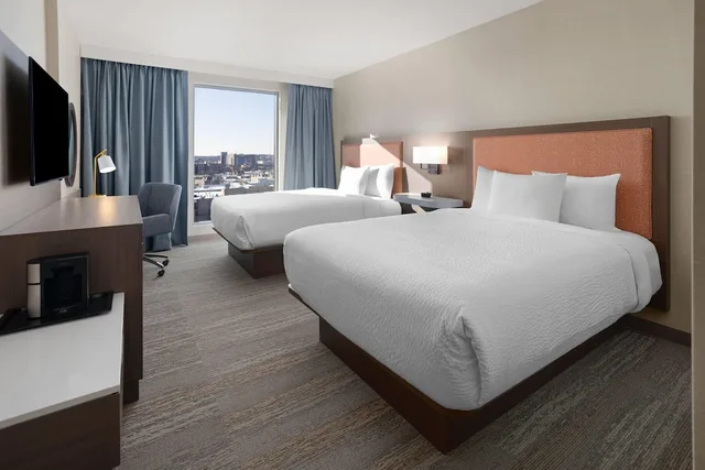 غرفة قياسية بسريرين كوين، La Quinta Inn & Suites by Wyndham Jamaica NYC/JFK AirTrain 1/4