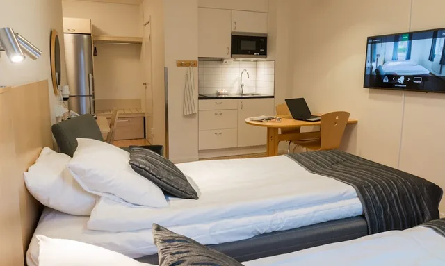 غرفة عائلية بسرير بطابقين بغرفة نوم واحدة، Linkopings City Hotell And Apartments 1/3