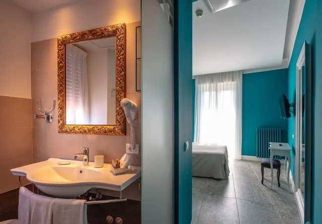 جناح جونيور بسرير مزدوج وسرير فردي مع أريكة، Hotel Ventaglio 3/4