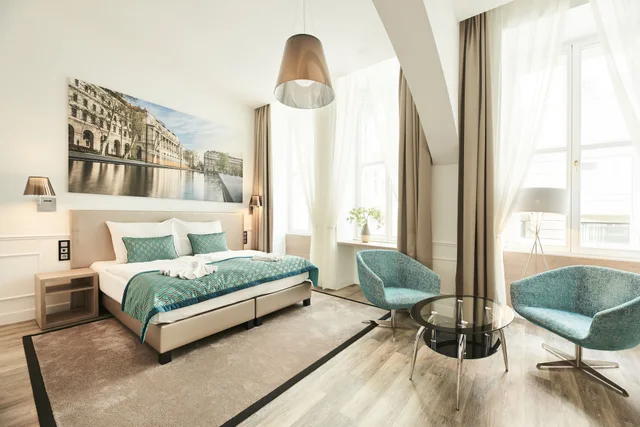 غرفة تنفيذية بسرير كينج، Boutique Residence Budapest 2/8