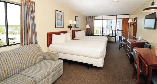 1 Bedroom, Efficiency, 2 Queen Beds, Side View، Holiday Sands South 1/2