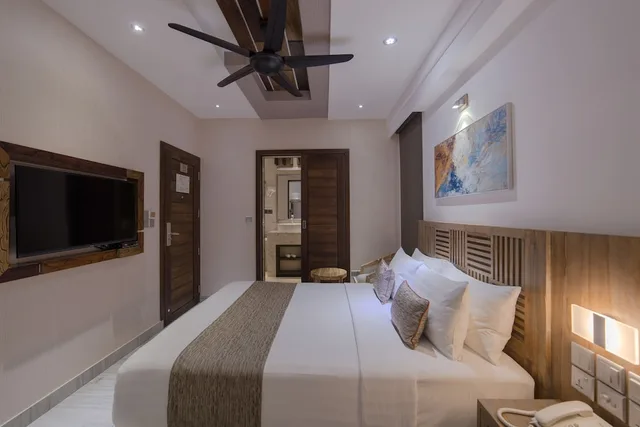 غرفة ديلوكس بسرير مزدوج، Hotel Ocean Grand At Hulhumale 2/8