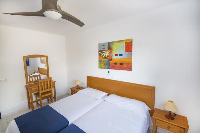 شقة اقتصادية بسريرين منفصلين بغرفة نوم واحدة مع أريكة، Apartments Jable Bermudas 2/3