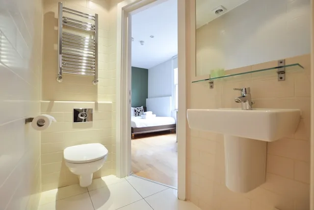 استوديو صغير بسرير مزدوج في الطابق الأرضي، Princes Square Serviced Apartments 5/6