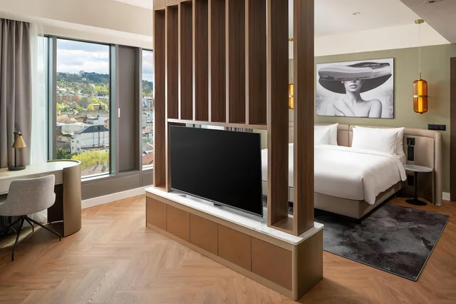 غرفة بريميوم بسرير كينج بشرفة، Radisson Blu Hotel Cluj 4/5
