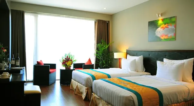 غرفة ديلوكس بسريرين منفصلين بإطلالة على الحديقة، Sandunes Beach Resort Spa 2/8