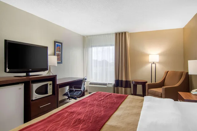 غرفة بسرير مزدوج، Comfort Inn Chester - Richmond South 2/3