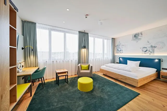 غرفة سوبيريور بسرير مزدوج بشرفة، Hotel Federwerk 2/4