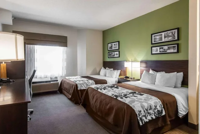 غرفة بسريرين كوين للمدخنين، Sleep Inn Saint Charles North 1/8