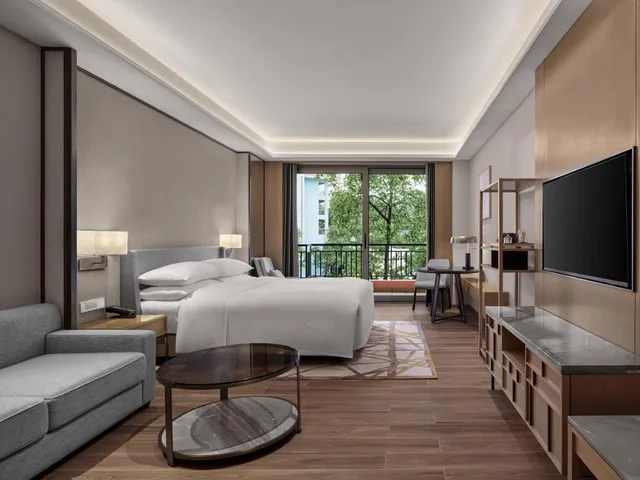 شقة بسرير كوين بإطلالة على المدينة بغرفة نوم واحدة، Dongguan Forum Hotel and Apartment 2/6