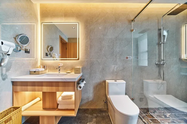 غرفة أساسية مفردة بسرير كوين، Wuhan Tianhe Airport Fliport Garden Hotel 2/2