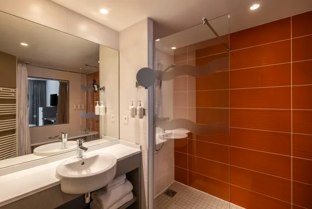 غرفة بسريرين منفصلين مع أريكة، Spark by Hilton Lyon Park Saone 2/2