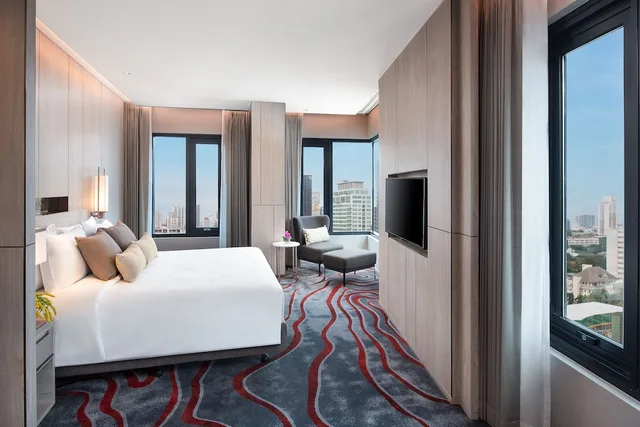 غرفة بريميير ركنية بسرير كينج، Hotel Nikko Bangkok 4/6