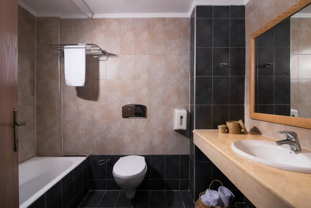 غرفة بسرير مزدوج أو سريرين منفصلين بإطلالة على المسبح، Alexandros Palace Hotel and Suites 5/6