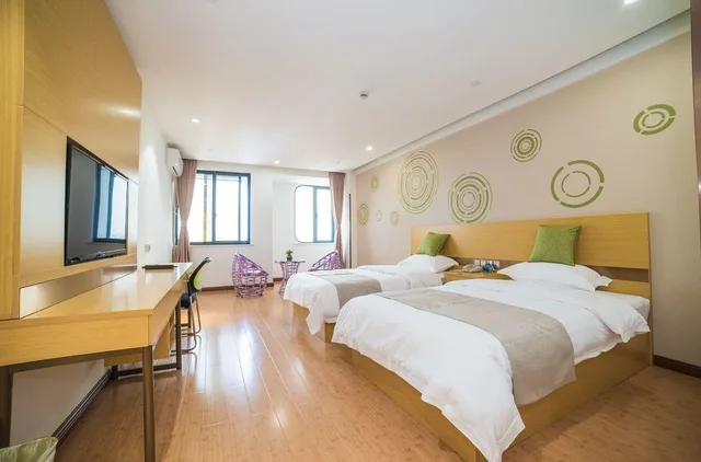 غرفة عائلية، GreenTree Inn Zhejiang Ningbo District Huashan Road And Huanghe Road Express Hotel 1/1