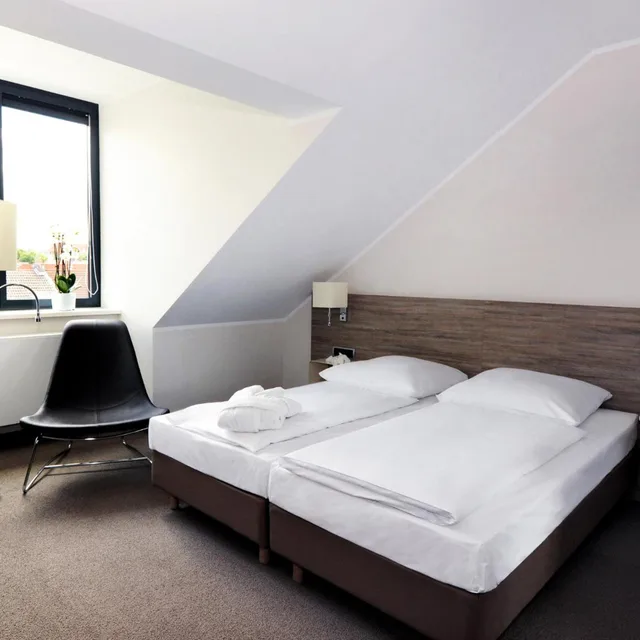 غرفة كومفورت بسرير مزدوج، Hotel Schweizer Hof Kassel 2/7