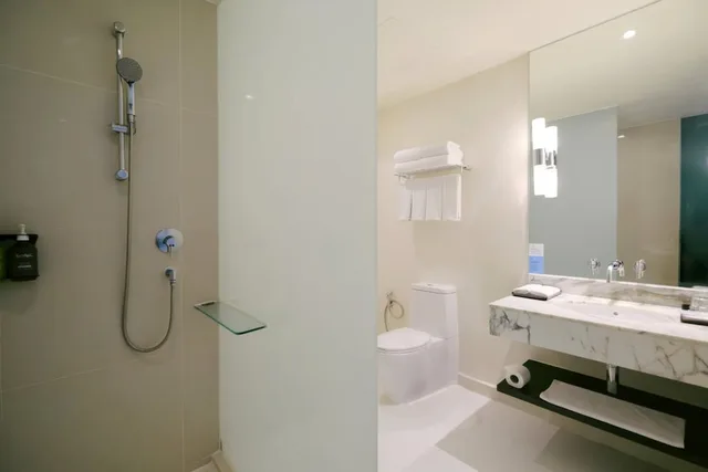 غرفة قياسية بسريرين منفصلين بإطلالة على المدينة للمدخنين، Holiday Inn Express Bangkok Siam 3/5