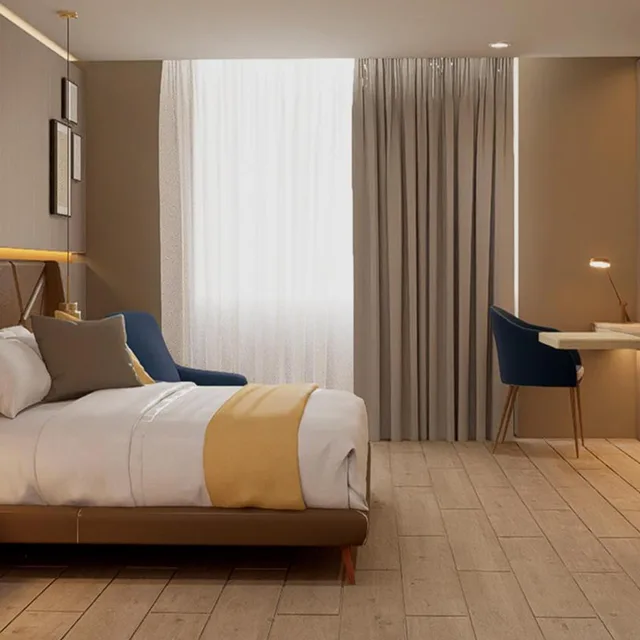 غرفة ديلوكس بسرير مزدوج، Real Inn Guadalajara Expo 1/6