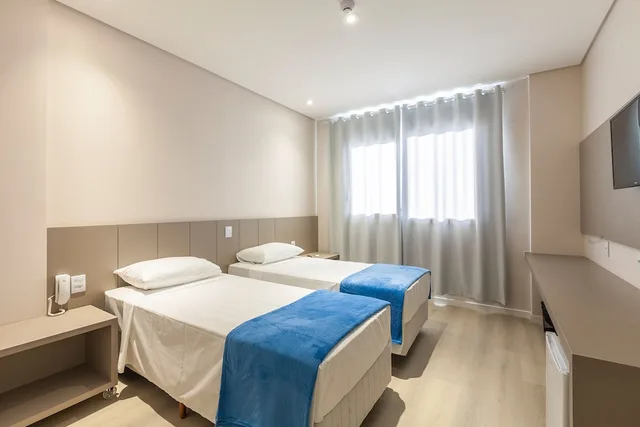 غرفة ديلوكس بسريرين منفصلين، Tri Hotel Executive Osório 2/3