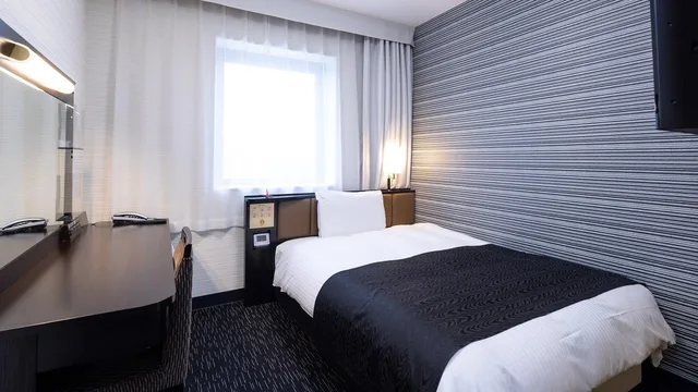 غرفة مفردة بإطلالة على المدينة في طابق مرتفع، Apa Hotel Tsuruoka-Ekimae 1/1