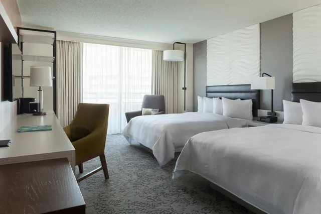 غرفة بسرير مزدوج، Marriott Fort Lauderdale North 2/3