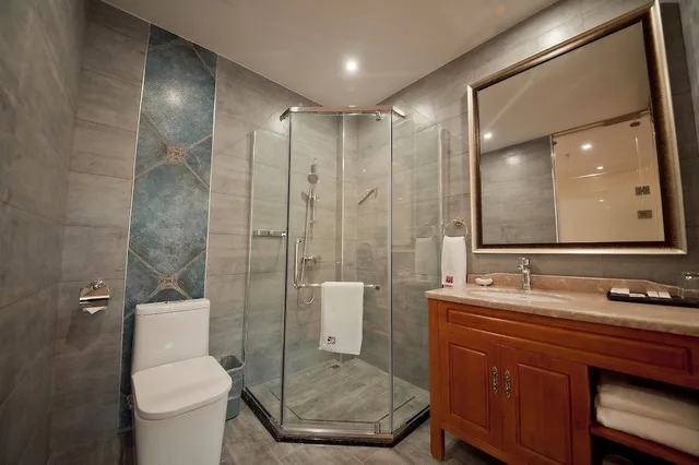 غرفة بريميوم بسريرين منفصلين، Guilin Crystal Crescent Moon Hotel 10/10