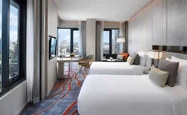 غرفة بريميير ركنية بسريرين منفصلين للمدخنين، Hotel Nikko Bangkok 1/1