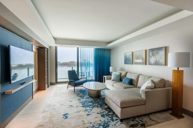 2 Bedrooms, Residence, 1 King and 2 Queen Beds, Beach View, 2 Bathrooms, Balcony, JW Marriott Clearwater Beach Resort & Spa 2/4