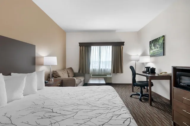 غرفة قياسية بسرير كينج مع أريكة لذوي الإعاقة، Best Western Brookfield 1/10